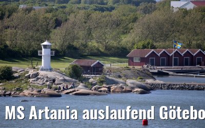 MS Artania auslaufend Göteborg