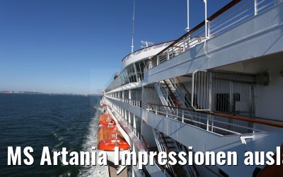 MS Artania Impressionen auslaufend Goeteborg
