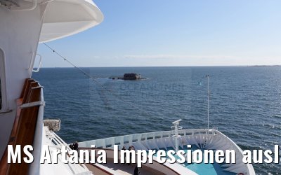 MS Artania Impressionen auslaufend Goeteborg