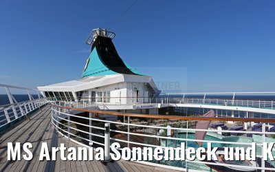MS Artania Sonnendeck und Kopernikus Pool