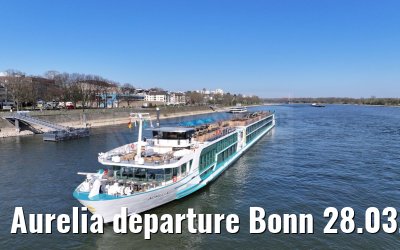 Aurelia departure Bonn 28.03.2025