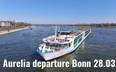 Aurelia departure Bonn 28.03.2025