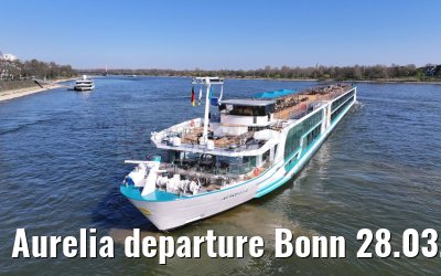 Aurelia departure Bonn 28.03.2025