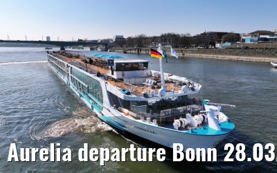 Aurelia departure Bonn 28.03.2025