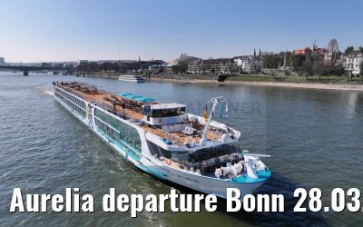 Aurelia departure Bonn 28.03.2025