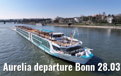 Aurelia departure Bonn 28.03.2025