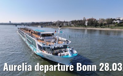 Aurelia departure Bonn 28.03.2025