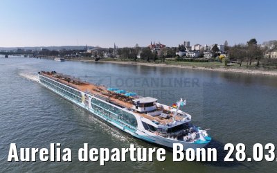 Aurelia departure Bonn 28.03.2025