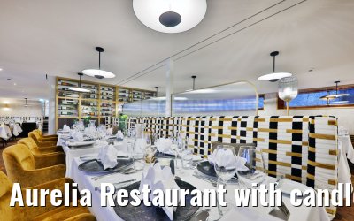 Aurelia Restaurant with candlelights