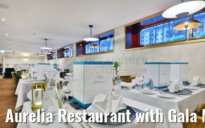 Aurelia Restaurant with Gala Menu Cards