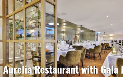 Aurelia Restaurant with Gala Menu Cards