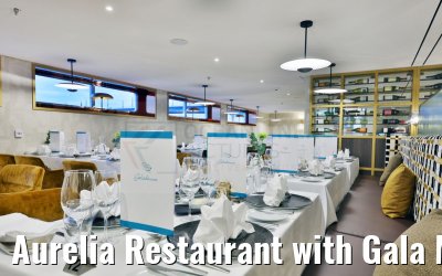 Aurelia Restaurant with Gala Menu Cards