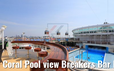 Coral Pool view Breakers Bar MS Azura