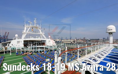 Sundecks 18-19 MS Azura 28.05.2018