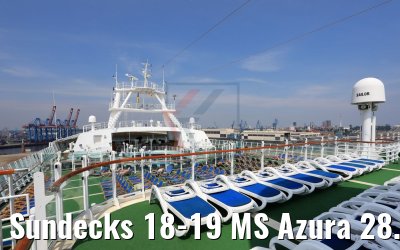 Sundecks 18-19 MS Azura 28.05.2018