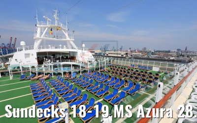 Sundecks 18-19 MS Azura 28.05.2018