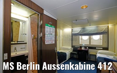 MS Berlin Aussenkabine 412