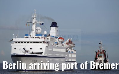 Berlin arriving port of Bremerhaven 10.09.2015