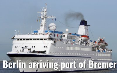 Berlin arriving port of Bremerhaven 10.09.2015