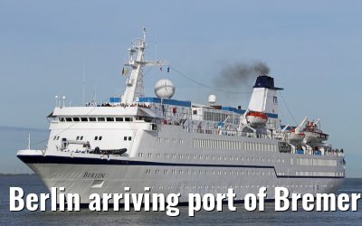 Berlin arriving port of Bremerhaven 10.09.2015