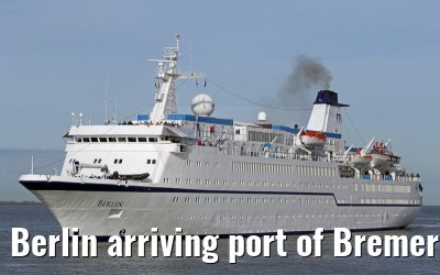 Berlin arriving port of Bremerhaven 10.09.2015