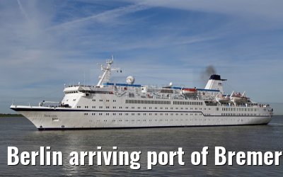 Berlin arriving port of Bremerhaven 10.09.2015