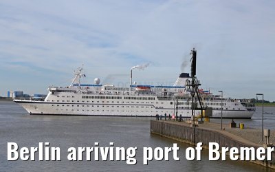 Berlin arriving port of Bremerhaven 10.09.2015