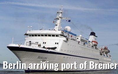 Berlin arriving port of Bremerhaven 10.09.2015
