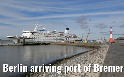 Berlin arriving port of Bremerhaven 10.09.2015