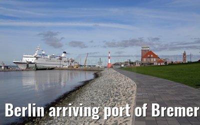Berlin arriving port of Bremerhaven 10.09.2015