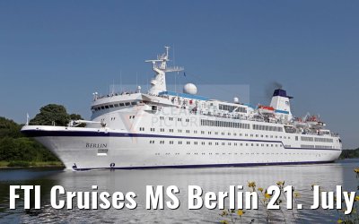 FTI Cruises MS Berlin 21. July 2016 Kiel Canal transit