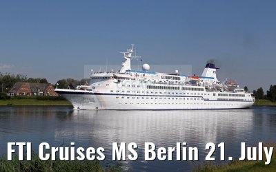 FTI Cruises MS Berlin 21. July 2016 Kiel Canal transit