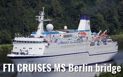 FTI CRUISES MS Berlin bridge view 21.07.2016 Kiel Canal