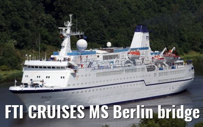 FTI CRUISES MS Berlin bridge view 21.07.2016 Kiel Canal