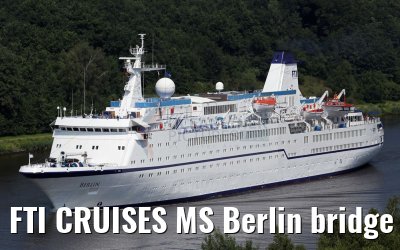 FTI CRUISES MS Berlin bridge view 21.07.2016 Kiel Canal