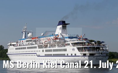 MS Berlin Kiel Canal 21. July 2016