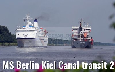 MS Berlin Kiel Canal transit 21.07.2016