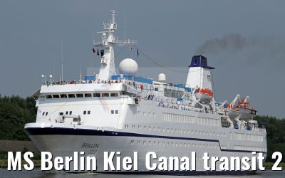 MS Berlin Kiel Canal transit 21.07.2016
