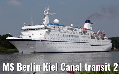 MS Berlin Kiel Canal transit 21.07.2016