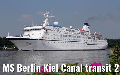 MS Berlin Kiel Canal transit 21.07.2016