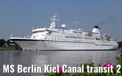 MS Berlin Kiel Canal transit 21.07.2016