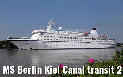 MS Berlin Kiel Canal transit 21.07.2016