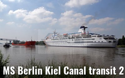 MS Berlin Kiel Canal transit 21.07.2016