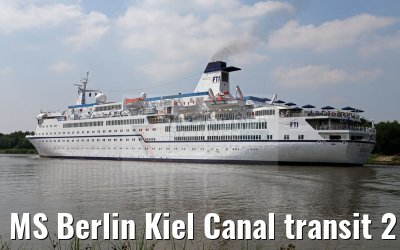 MS Berlin Kiel Canal transit 21.07.2016