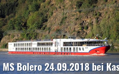 MS Bolero 24.09.2018 bei Kasten