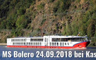 MS Bolero 24.09.2018 bei Kasten