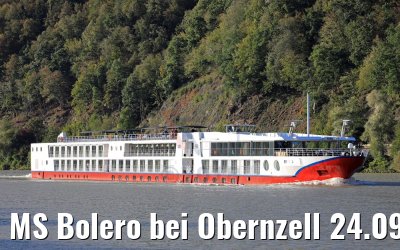 MS Bolero bei Obernzell 24.09.2018