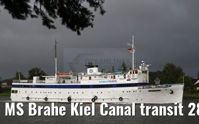MS Brahe Kiel Canal transit 28. July 2015