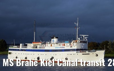 MS Brahe Kiel Canal transit 28. July 2015