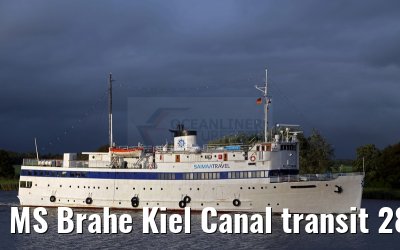 MS Brahe Kiel Canal transit 28. July 2015